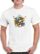 Solving Multicolor Cube Design Tee Men's -SmartPrintsInk Designs