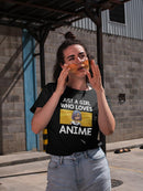 A Girl Who Loves Quote Tee Women's -SmartPrintsInk Designs