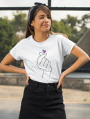 Cute Heart Sign Tee Women's -SmartPrintsInk Designs