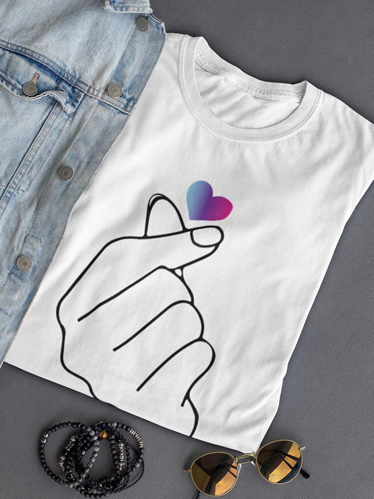 Cute Heart Sign Tee Women's -SmartPrintsInk Designs