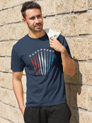 Planes With American Flag Colors Tee Men's -SmartPrintsInk Designs