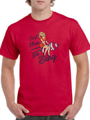 Just Here To Bang Tee Men's -SmartPrintsInk Designs