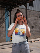 Everything's Fine Kitten Tee Women's -SmartPrintsInk Designs