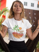 Paradise State Of Mind Tee Women's -SmartPrintsInk Designs