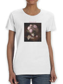Flowers For Me Tee Women's -SmartPrintsInk Designs