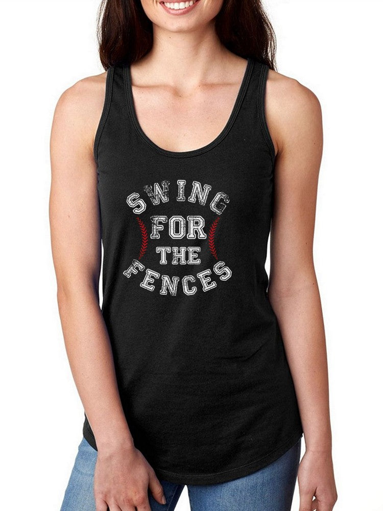Swing For The Fences! Tank Women's -SmartPrintsInk Designs