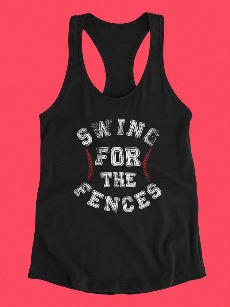 Swing For The Fences! Tank Women's -SmartPrintsInk Designs