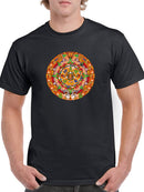 Prehispanic Calendar Tee Men's -SmartPrintsInk Designs