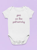 On The Patriarchy Bodysuit Baby's -SmartPrintsInk Designs