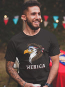 Eagle With Headband Tee Men's -SmartPrintsInk Designs
