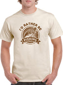 Rather Be Fishing Tee Men's -SmartPrintsInk Designs
