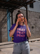 Pray On It Tee Women's -SmartPrintsInk Designs