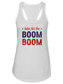 Here For The Boom Tank Women's -SmartPrintsInk Designs