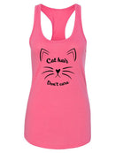 Cat Hair, Don't Care Tank Women's -SmartPrintsInk Designs
