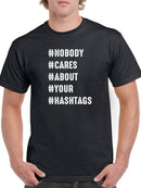 No Hashtags Tees -SmartPrintsInk Designs