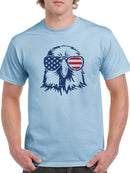 American Glasses Eagle T-shirt Men's -SmartPrintsInk Designs