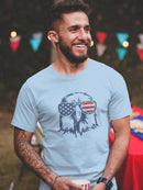 American Glasses Eagle T-shirt Men's -SmartPrintsInk Designs