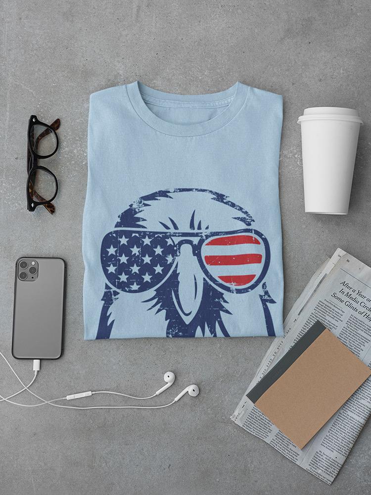 American Glasses Eagle T-shirt Men's -SmartPrintsInk Designs