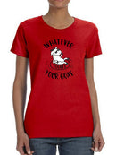 Whatever Floats Your Goat Tees -SmartPrintsInk Designs