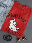 Whatever Floats Your Goat Tees -SmartPrintsInk Designs