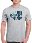Beer, Fishy Fishy T-shirt Men's -SmartPrintsInk Designs