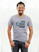 Beer, Fishy Fishy T-shirt Men's -SmartPrintsInk Designs