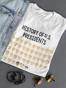U.s. President History Tees -SmartPrintsInk Designs