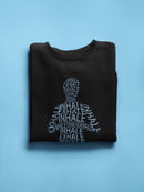 Inhale And Exhale Sweatshirt Men's -SmartPrintsInk Designs