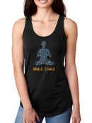 Inhale And Exhale Racerback Tank Women's -SmartPrintsInk Designs