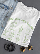 Grow Your Own Garden T-shirt Women's -SmartPrintsInk Designs