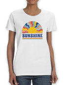 Sunshine T-shirt Women's -SmartPrintsInk Designs