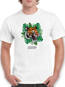 Tiger In Jungle Tees -SmartPrintsInk Designs