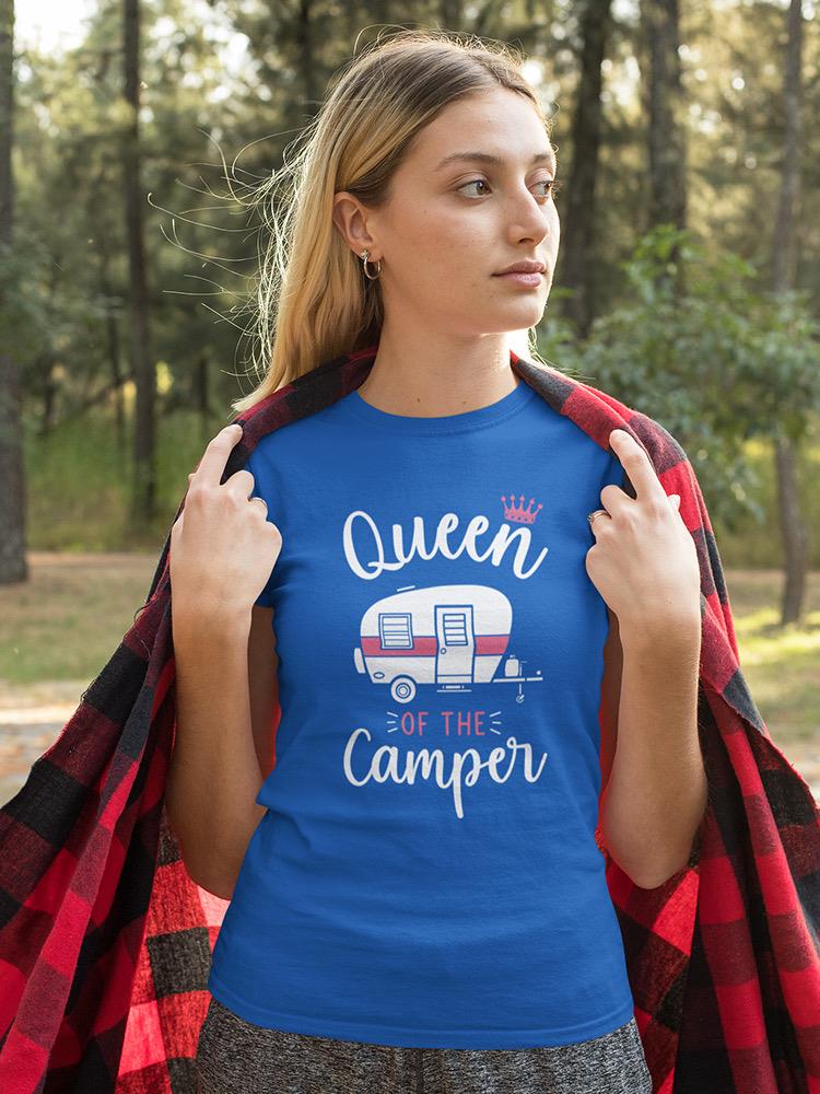 Queen Of The Camper T-shirt Women's -SmartPrintsInk Designs
