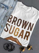 Lips, Brown Sugar T-shirt Women's -SmartPrintsInk Designs