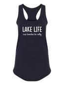 Lake Life Racerback Tank Women's -SmartPrintsInk Designs