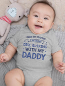 Disc Golfing With Dad Bodysuit -SmartPrintsInk Designs