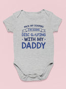 Disc Golfing With Dad Bodysuit -SmartPrintsInk Designs