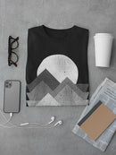 Wolf Howling At The Moon T-shirt -SmartPrintsInk Designs