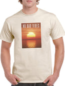 No Bad Vibes Quote T-shirt -SmartPrintsInk Designs