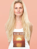 No Bad Vibes Quote Racerback Tank -SmartPrintsInk Designs