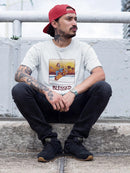 Skating At Sunset T-shirt -SmartPrintsInk Designs