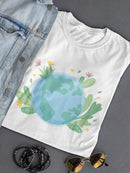 Love Home Planet T-shirt -SmartPrintsInk Designs