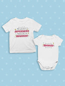 Every Hero Needs A Sidekick. Bodysuit -SmartPrintsInk Designs