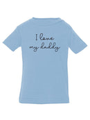 Love My Dad T-shirt -SmartPrintsInk Designs