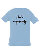 Love Daddy T-shirt -SmartPrintsInk Designs