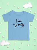 Love Daddy T-shirt -SmartPrintsInk Designs