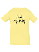 Love Daddy T-shirt -SmartPrintsInk Designs