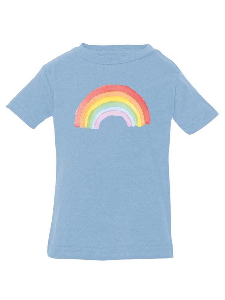 Rainbow Watercolor Style T-shirt -SmartPrintsInk Designs