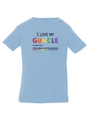 Love My Guncle T-shirt -SmartPrintsInk Designs