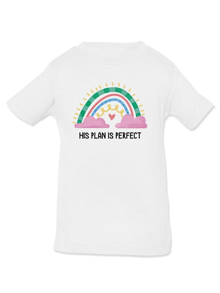 His Plan Is Perfect, Rainbow T-shirt -SmartPrintsInk Designs
